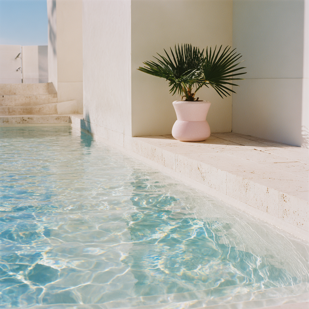 Modernes Zuhause mit Pool – ruhige Umgebung für Familien am Wasser